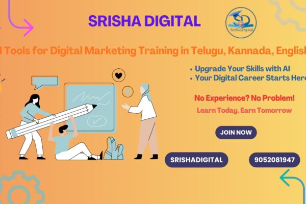 AI Tools for Digital Marketing Training in Telugu, Kannada, English